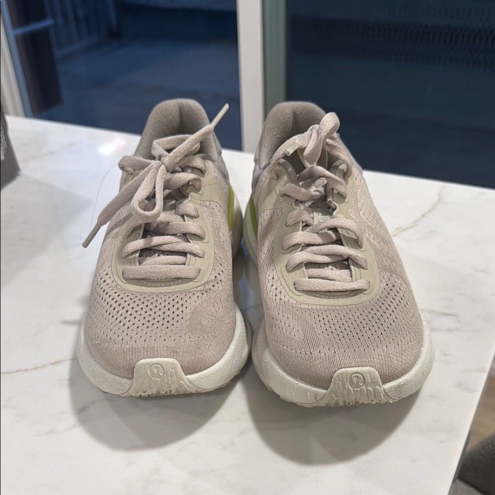Lululemon Beige Athletic Sneakers